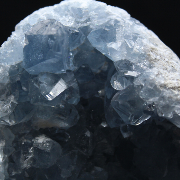 Rohes Celestin-Exemplar – Kristallisation aus Madagaskar