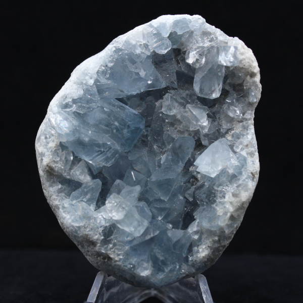 Blauer Celestit: Madagassisches mineralogisches Exemplar