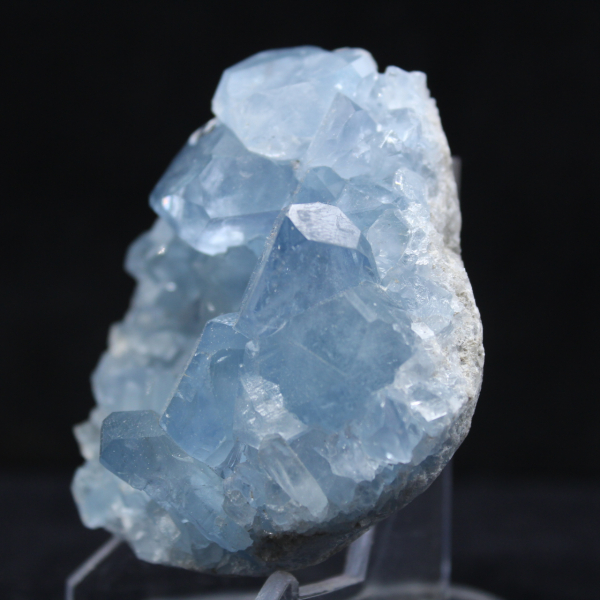 Kleiner Block aus kristallisiertem Celestin aus Madagaskar