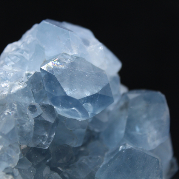 Kleiner Block aus kristallisiertem Celestin aus Madagaskar