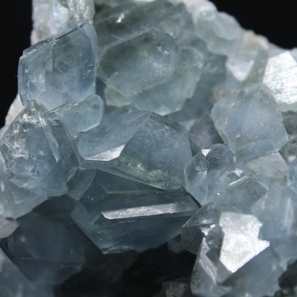 Große Celestin-Druse aus Madagaskar