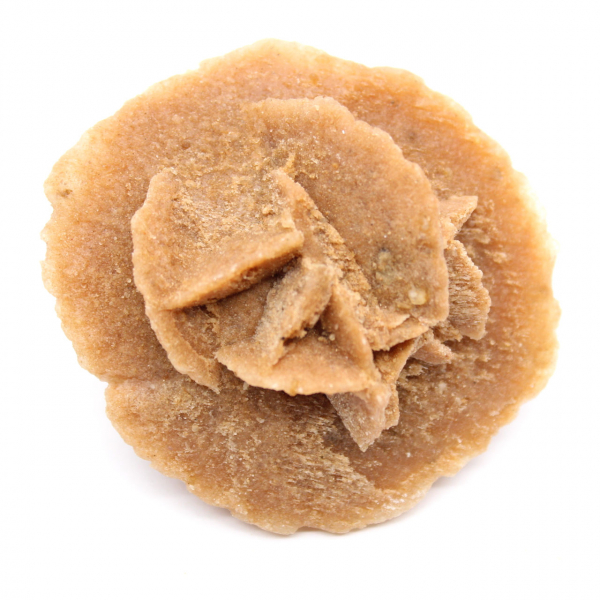 Marokkanische Wüstenrose: authentische Kristallstruktur