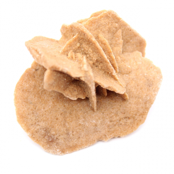 Mini-Marokkanische Wüstenrose: Exemplar aus natürlichem Gips