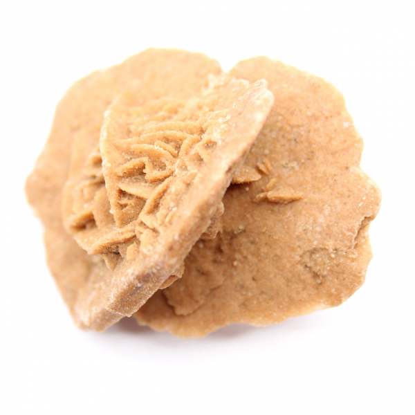 Marokkanische Wüstenrose: ein kristalliner Gipsstrauß