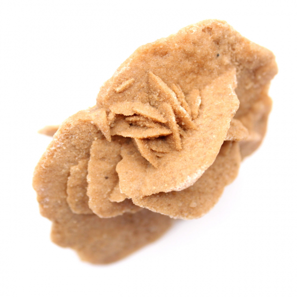 Marokkanische Wüstenrose: ein kristalliner Gipsstrauß