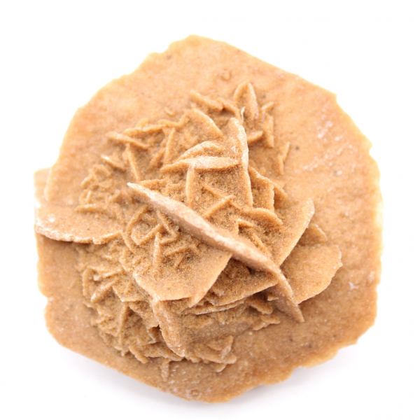 Kleine Wüstenrose Marokkos: natürliches geologisches Fragment