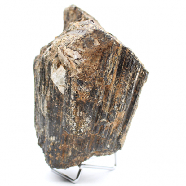 Roher schwarzer Turmalinkristall – Herkunft Madagaskar