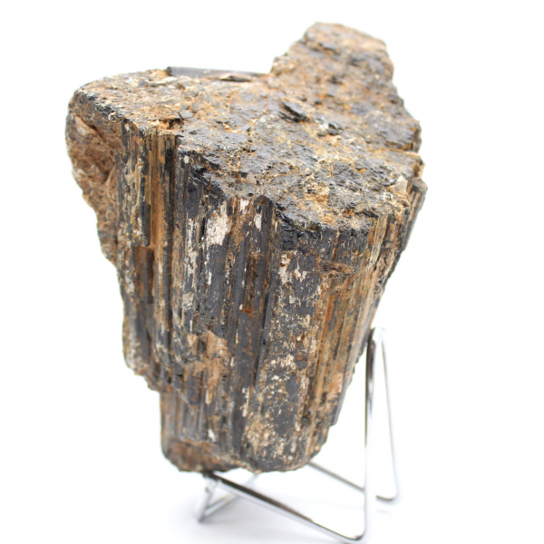 Roher schwarzer Turmalinkristall – Herkunft Madagaskar