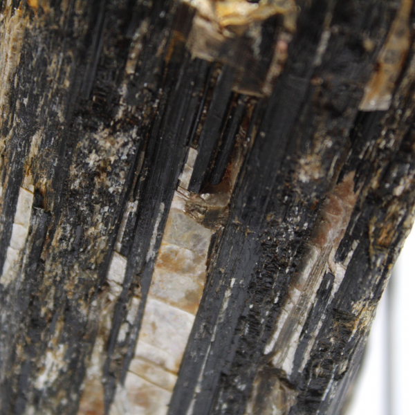 Schwarzer Turmalin-Stein – Exemplar aus der Madagaskar-Sammlung