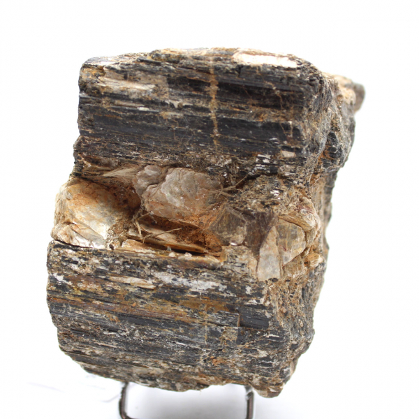 Mineralogisches Exemplar – Roher schwarzer Turmalin aus Madagaskar