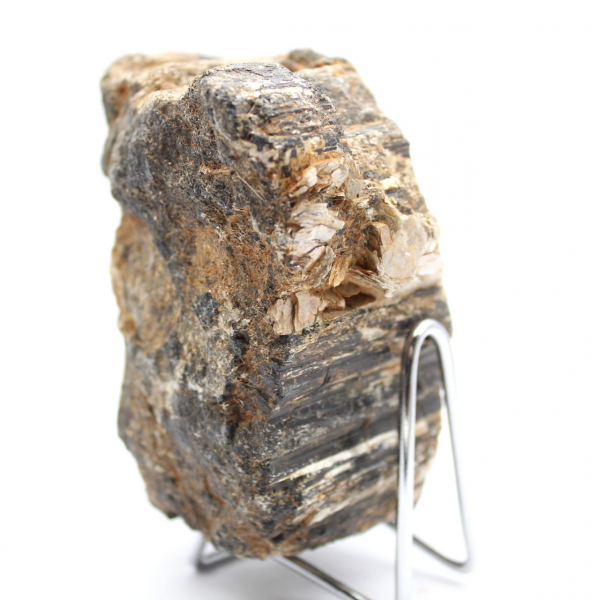 Mineralogisches Exemplar – Roher schwarzer Turmalin aus Madagaskar