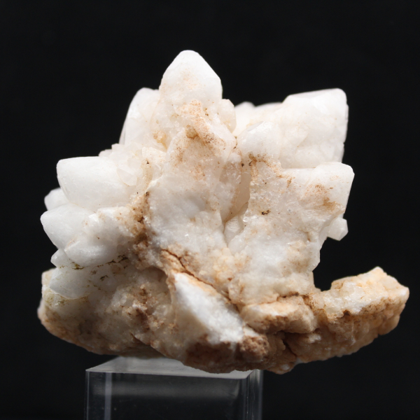 Marokkanischer Blumenquarz mit floralen Kristallen