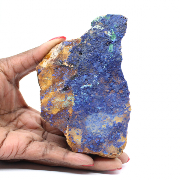 Malachit-Azurit-Kristalle Marokko