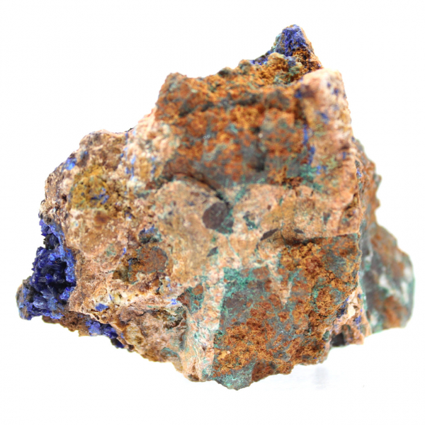 Malachit- und Azurit-Duo auf Matrix