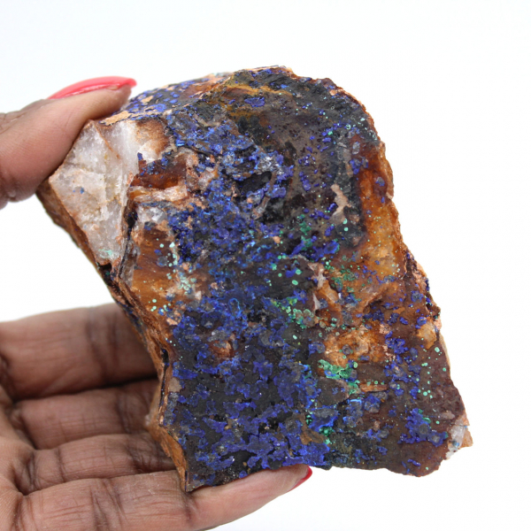 Malachit-Azurit-Kristalle Marokko