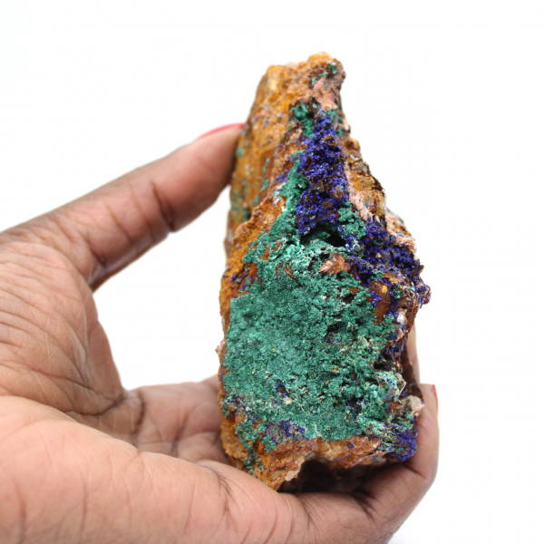 Natürliches Azurit- und Malachit-Duo