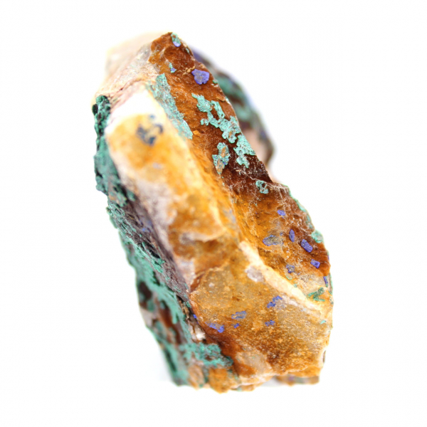 Azurit-Malachit auf Matrix