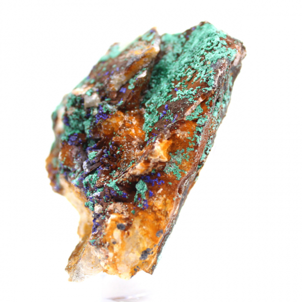 Azurit-Malachit-Duo auf Matrix