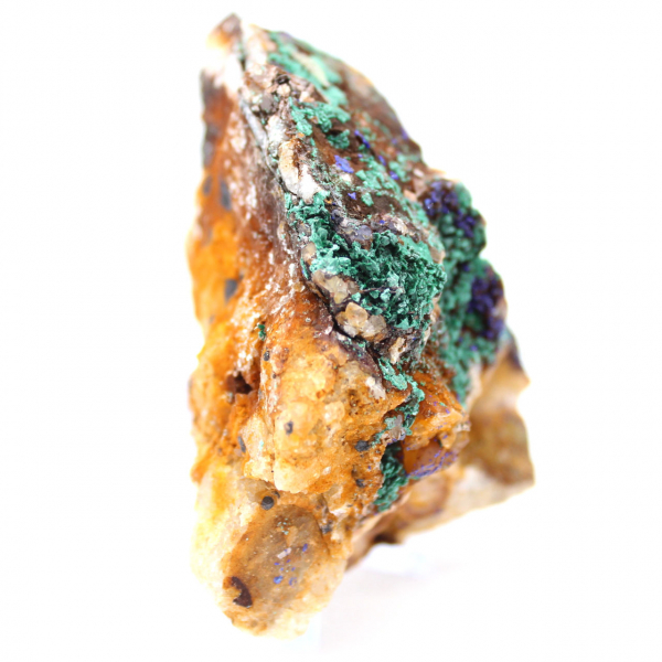 Azurit-Malachit-Duo auf Matrix