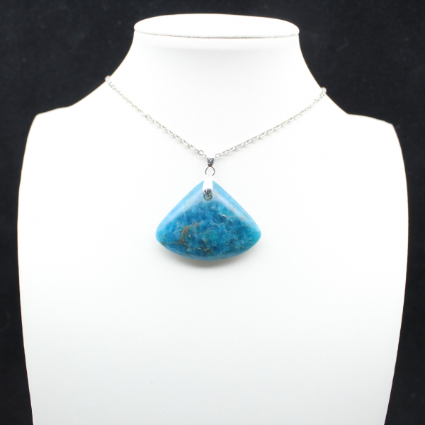 Anhänger aus blauem Apatit – Mineralogisches Exemplar aus Madagaskar