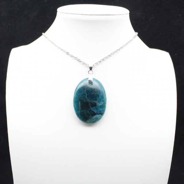 Anhänger aus Madagaskar-Apatit – Dichter Naturkristall