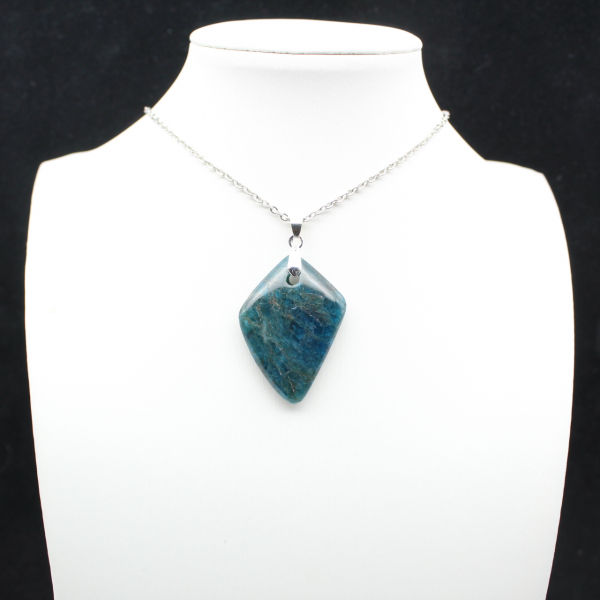 Anhänger aus blauem Madagaskar-Apatit – Hochwertiges Exemplar