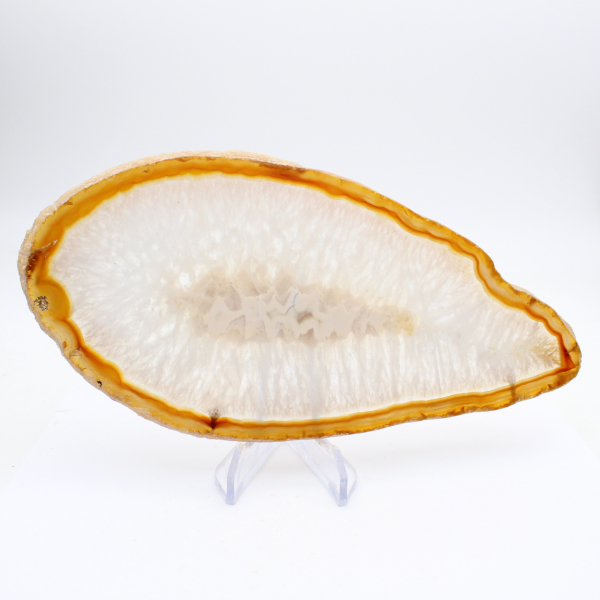 Polierte Riesenachatscheibe