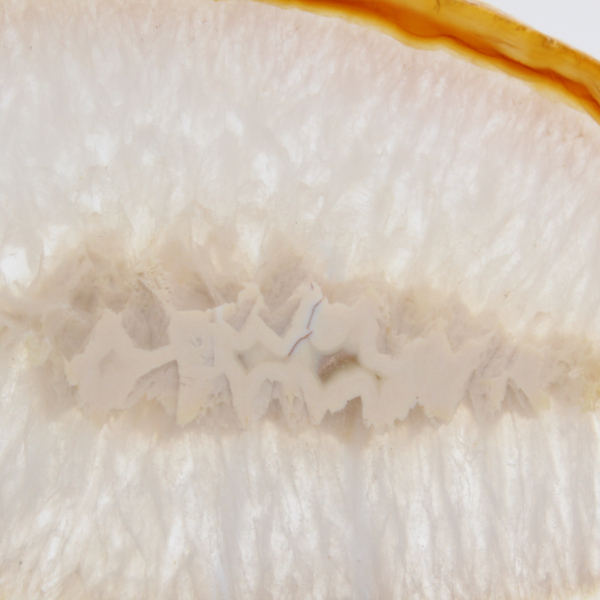 Polierte Riesenachatscheibe