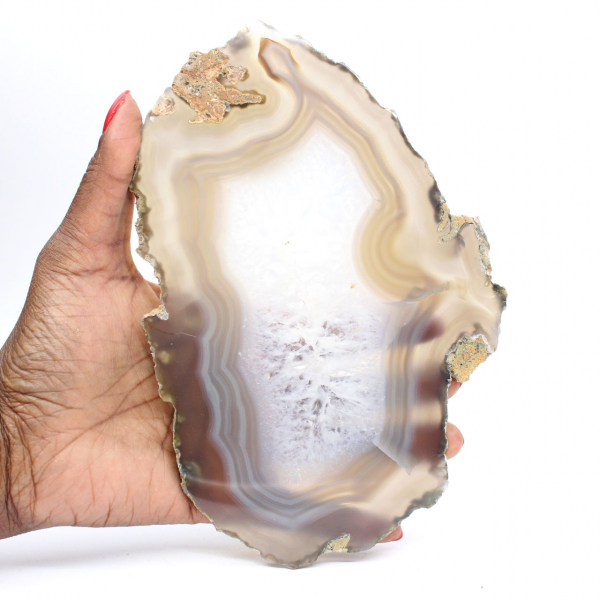 Brasilianische gebänderte Achat-Plakette