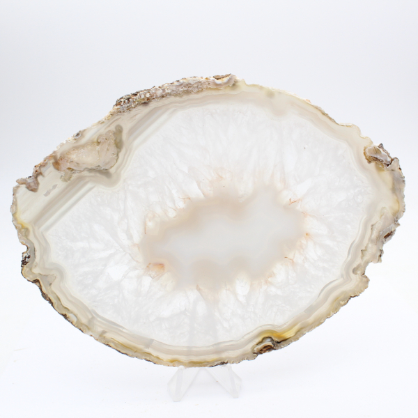 Scheibe aus gebändertem Chalcedon