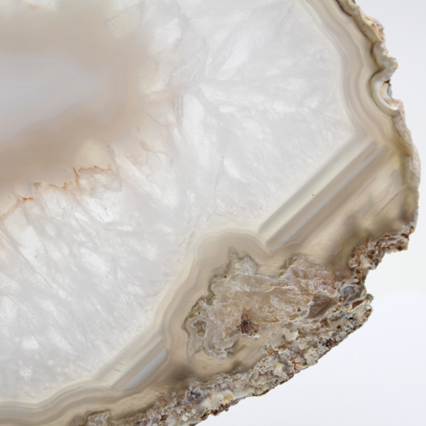 Massives Exemplar aus poliertem Achat