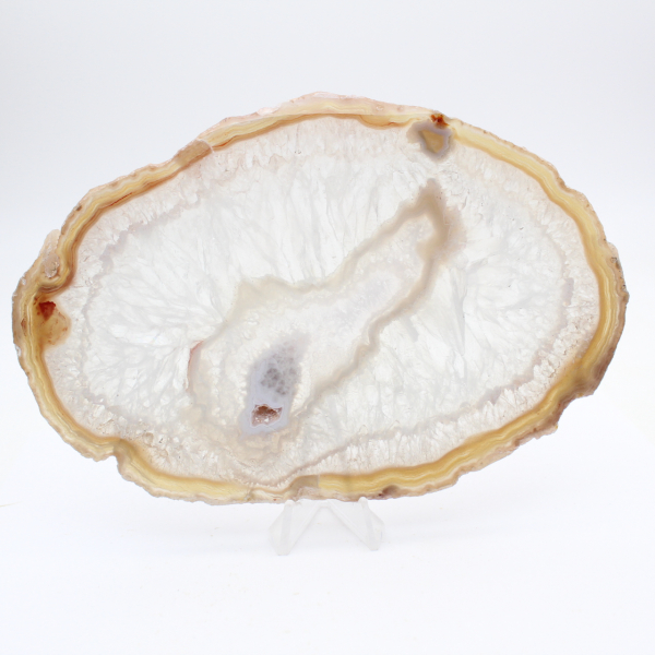 Grauer und blauer Achat aus Brasilien