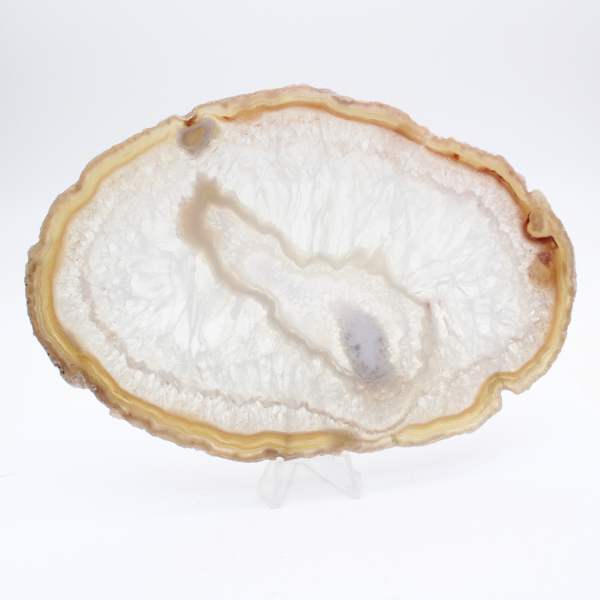 Grauer und blauer Achat aus Brasilien