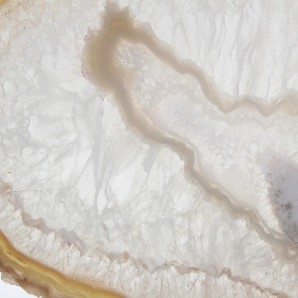 Grauer und blauer Achat aus Brasilien