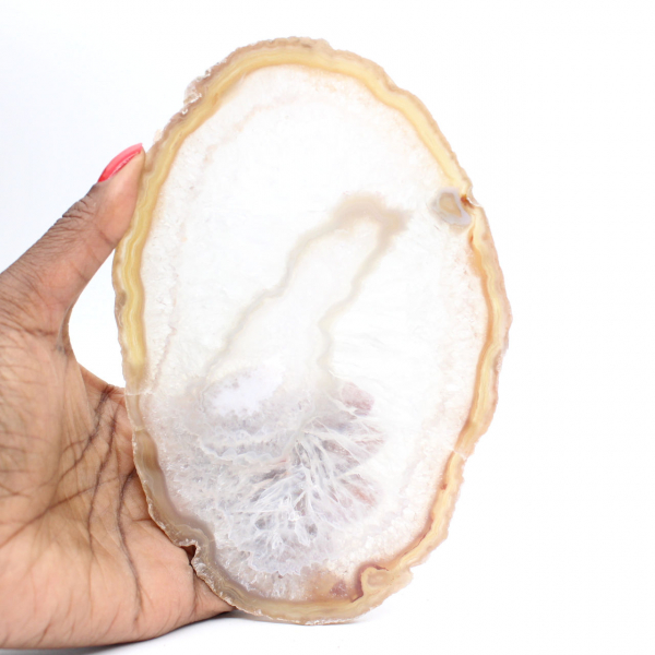 Grauer und blauer Achat aus Brasilien