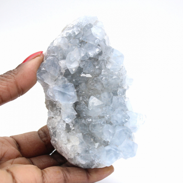 Natürlicher Celestin-Druse - Sammlerkristall