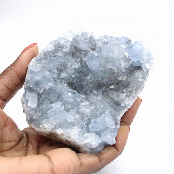 Celestin aus Madagaskar – Kristallisierte Druse