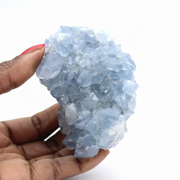 Madagaskar-Celestin-Druse – Kompaktes Exemplar