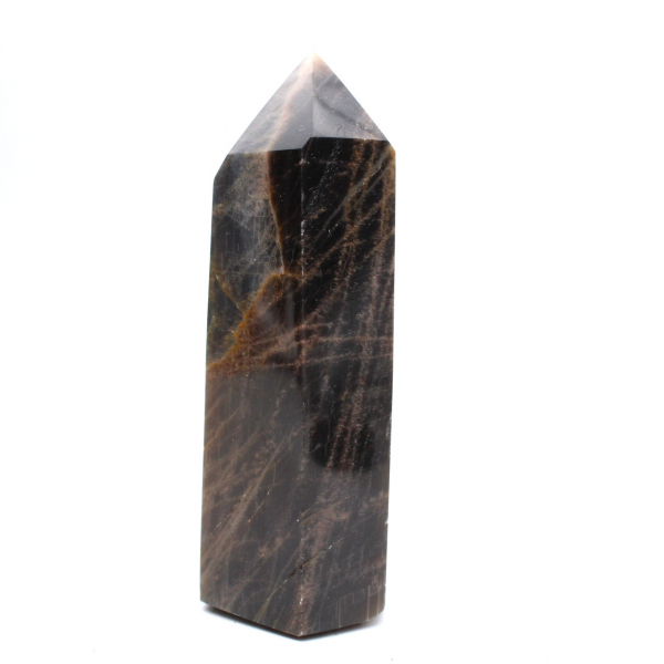 Schwarzer Mondsteinprisma – Sammler-Mikroklinfeldspat