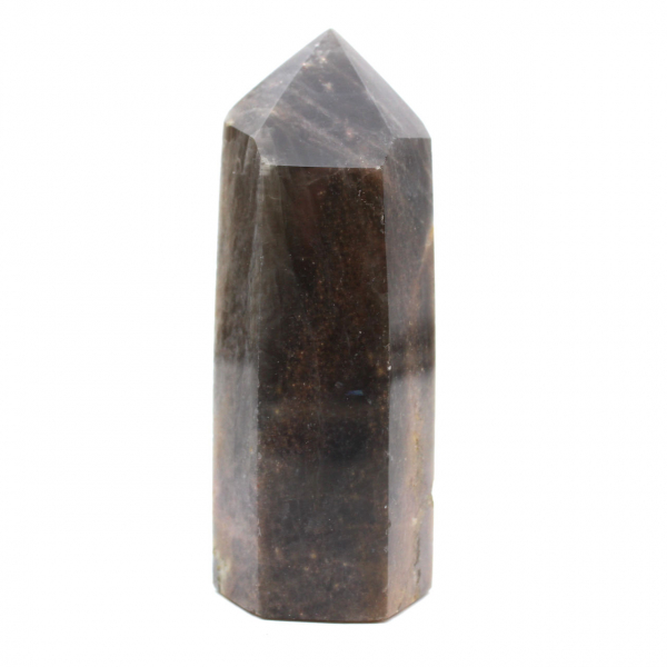 Madagassisches Mikroklinprisma – Schwarzer Mondstein