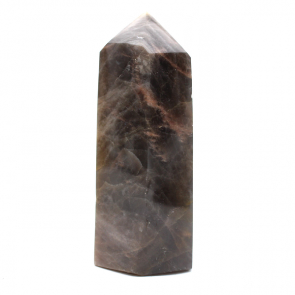 Großes Mikroklinprisma – Schwarzer Mondstein aus Madagaskar
