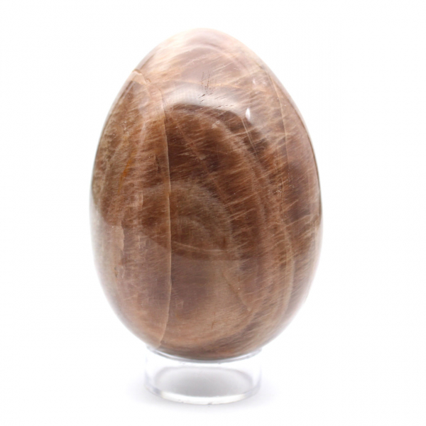 Schwarzer Mondstein – Microcline-Ei 455 g