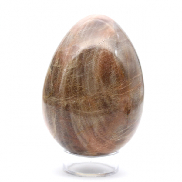 Schwarzes Mondstein-Ei 355 g - Madagaskar