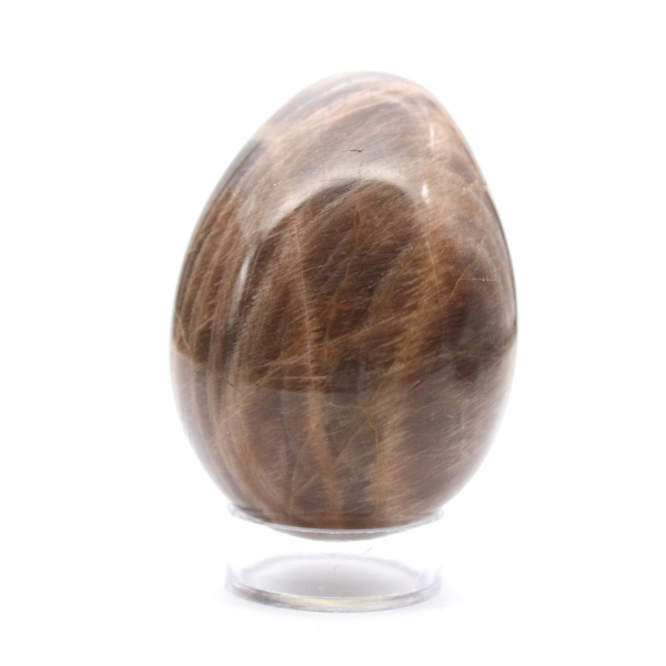 Schwarzes Madagaskar-Microcline-Ei, 235 g