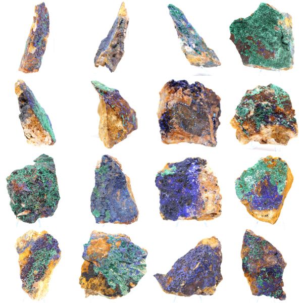 Rohmineral Azurit Malachit