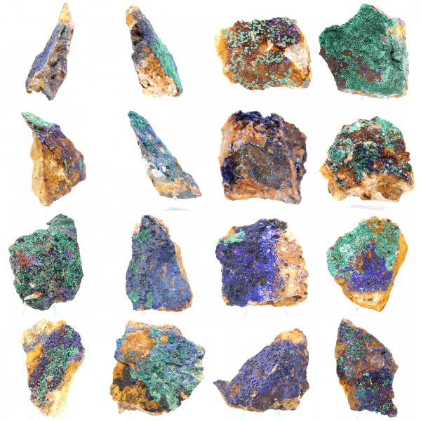 Rohmineral Azurit Malachit