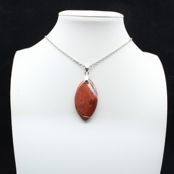 Anhänger aus rotem Madagaskar-Jaspis