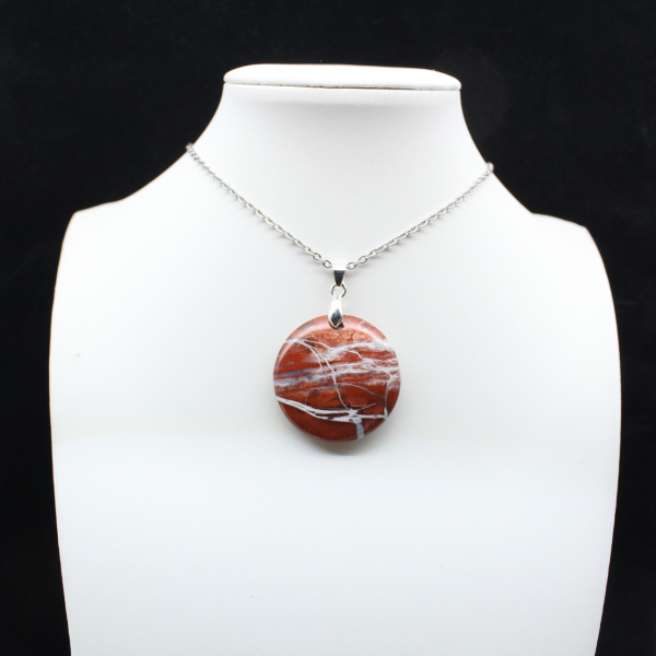 Schmuck aus rotem Jaspis aus Madagaskar