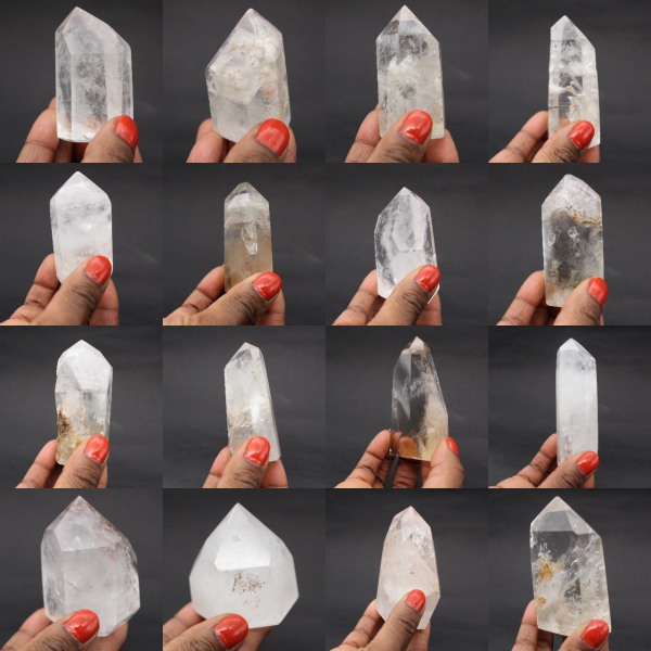 Quarzprisma mit einschluss