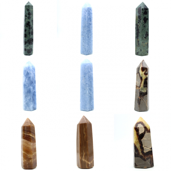 blaues Calcit-Prisma